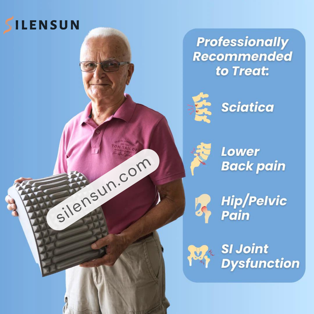 Silensun™ -Die ultimative Rücken und Nackenstreckerin