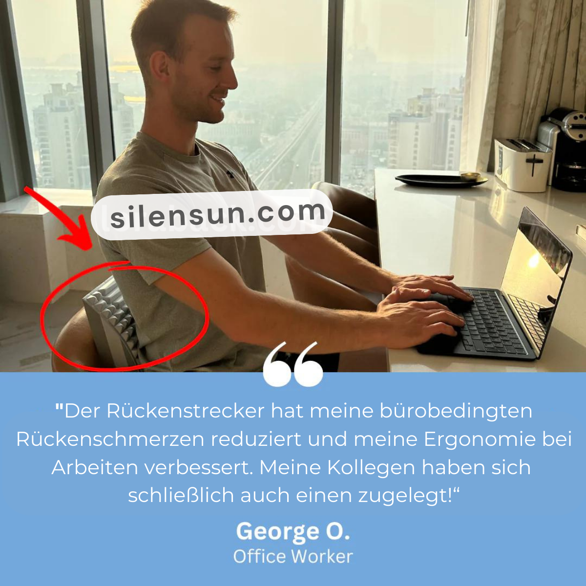 Silensun™ -Die ultimative Rücken und Nackenstreckerin