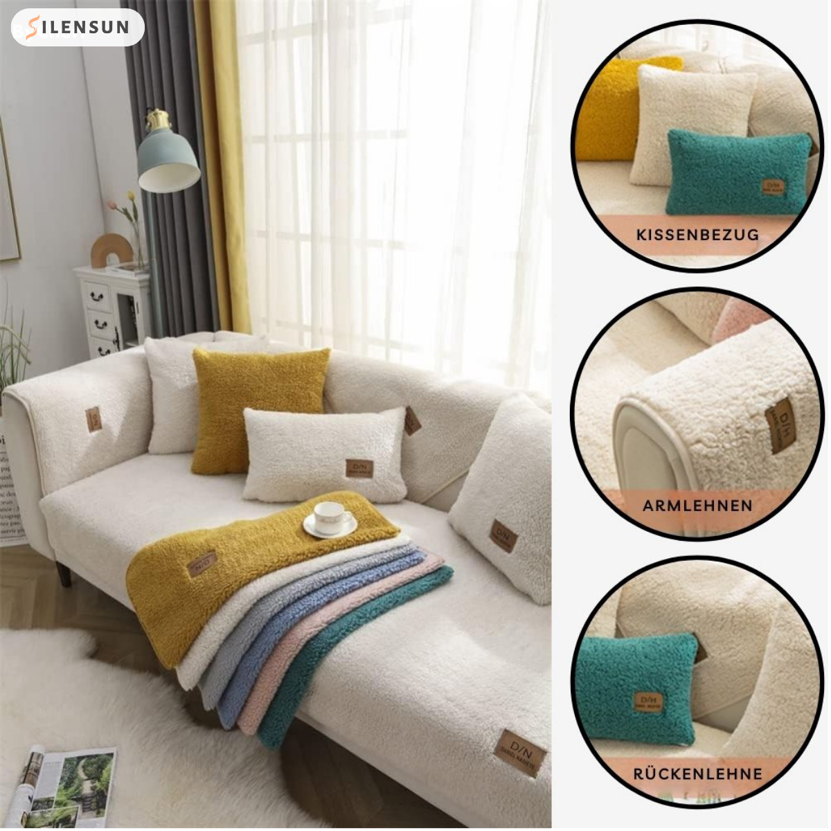 CoverComfort™ - Geben Sie Ihrem Sofa ein zweites Leben!  1+1 GRATIS