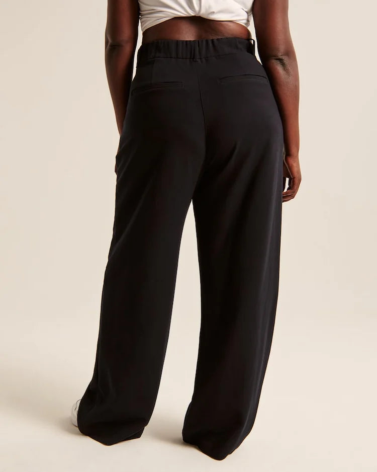 Silensun hoch taillierte Hose mit weitem Bein