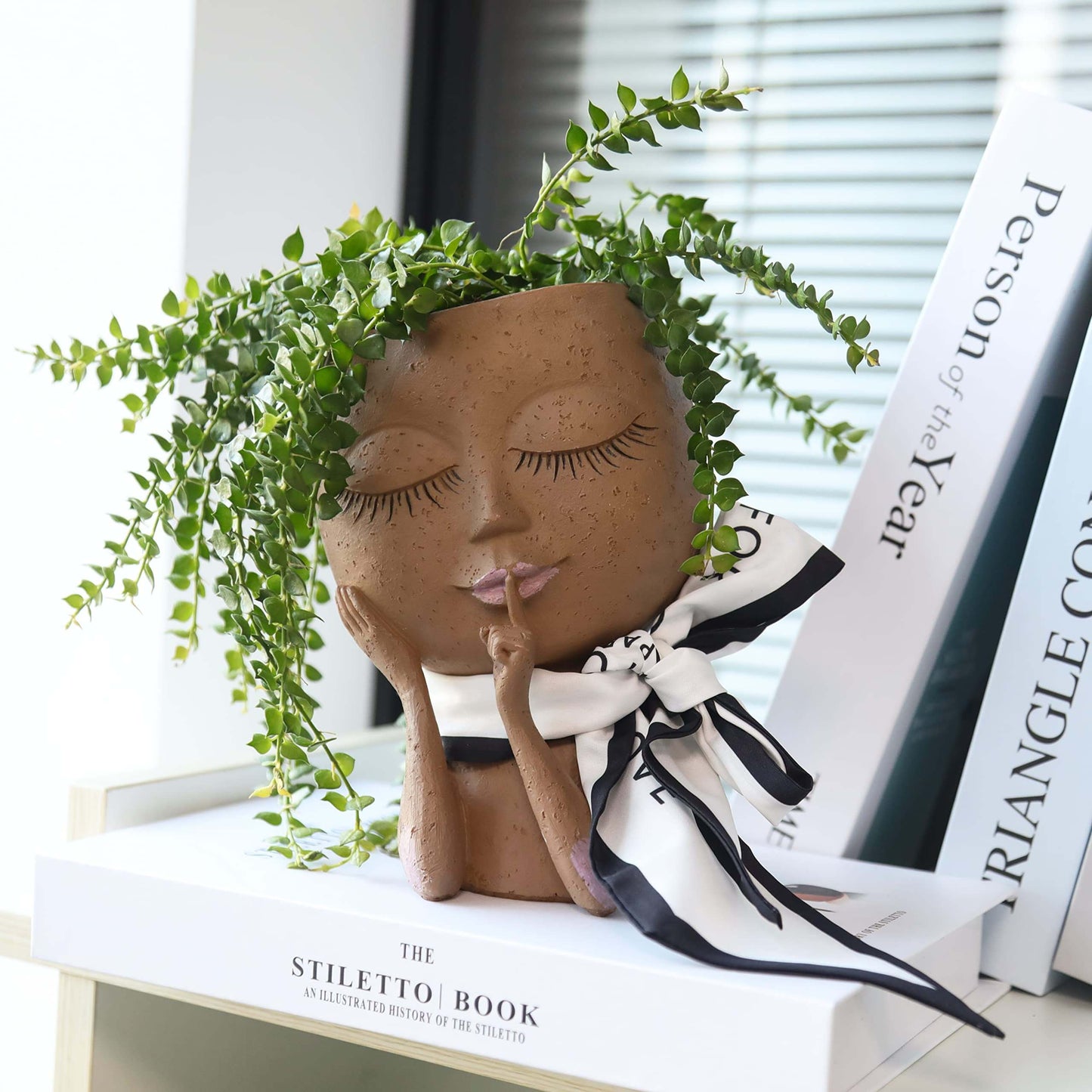 BloomOasis™ Grüne Oase Sukkulente Gesicht Pflanzer