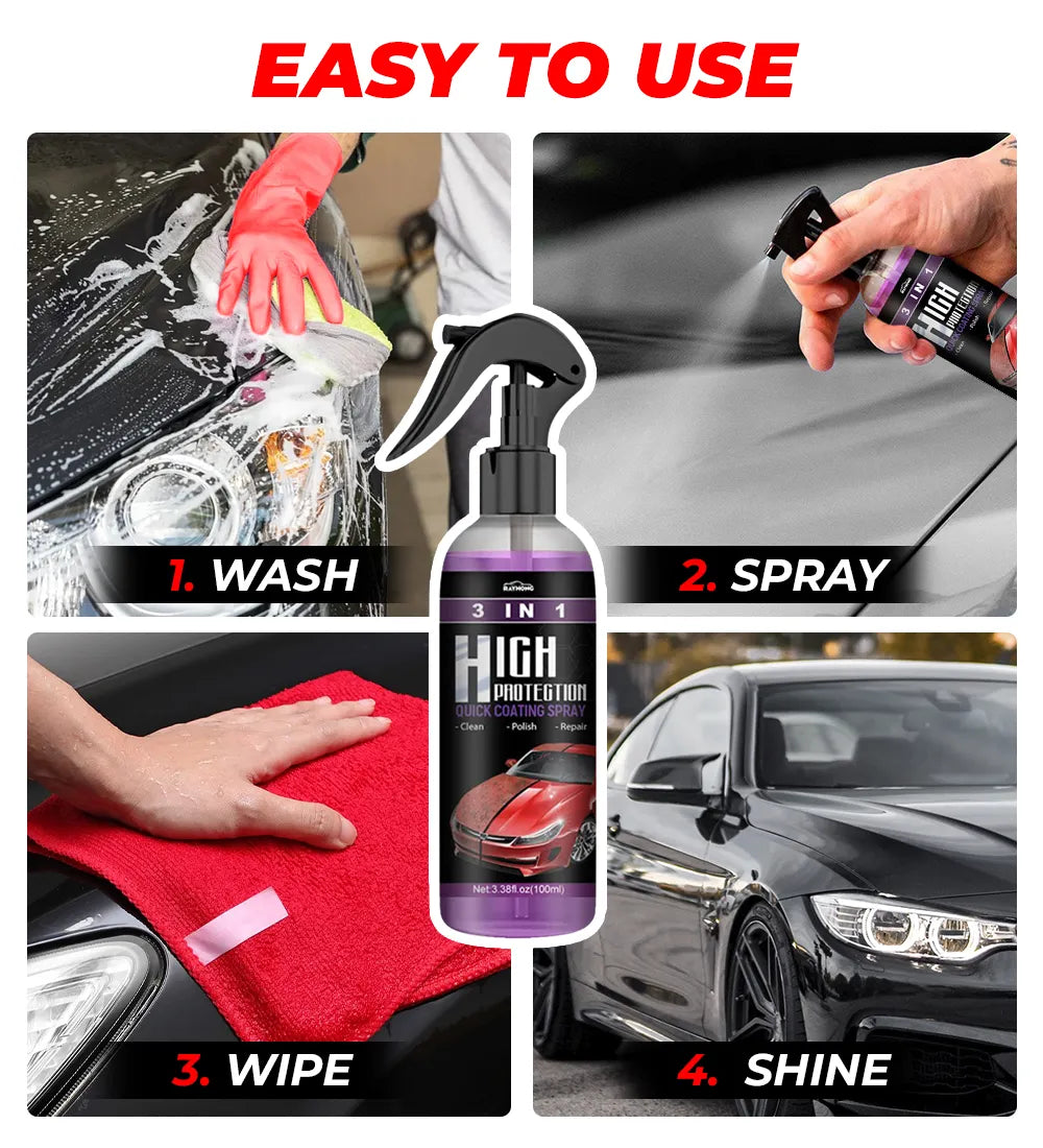 3 in 1 High Protection Quick Car Coating Spray