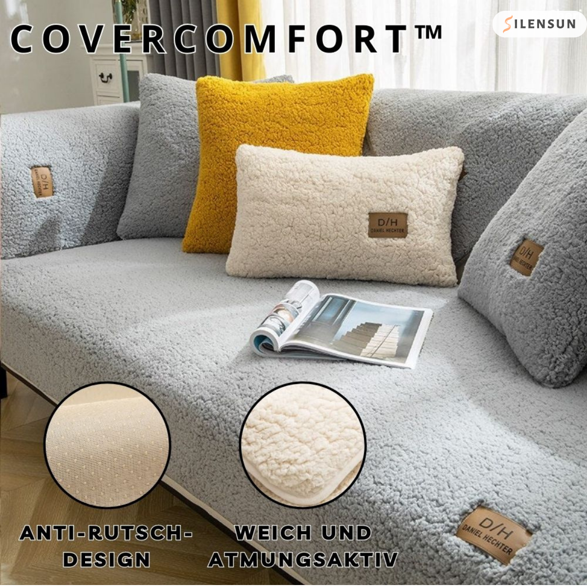 CoverComfort™ – Geben Sie Ihrem Sofa ein zweites Leben! 1+1 GRATIS