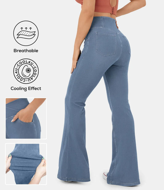 Silensun™ Jeans mit hoher Taille und Crossover [LETZTER VERKAUFSTAG]