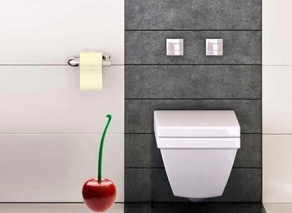 Verschönern Sie Ihr Badezimmer mit der Toilettenbürste Kirsche